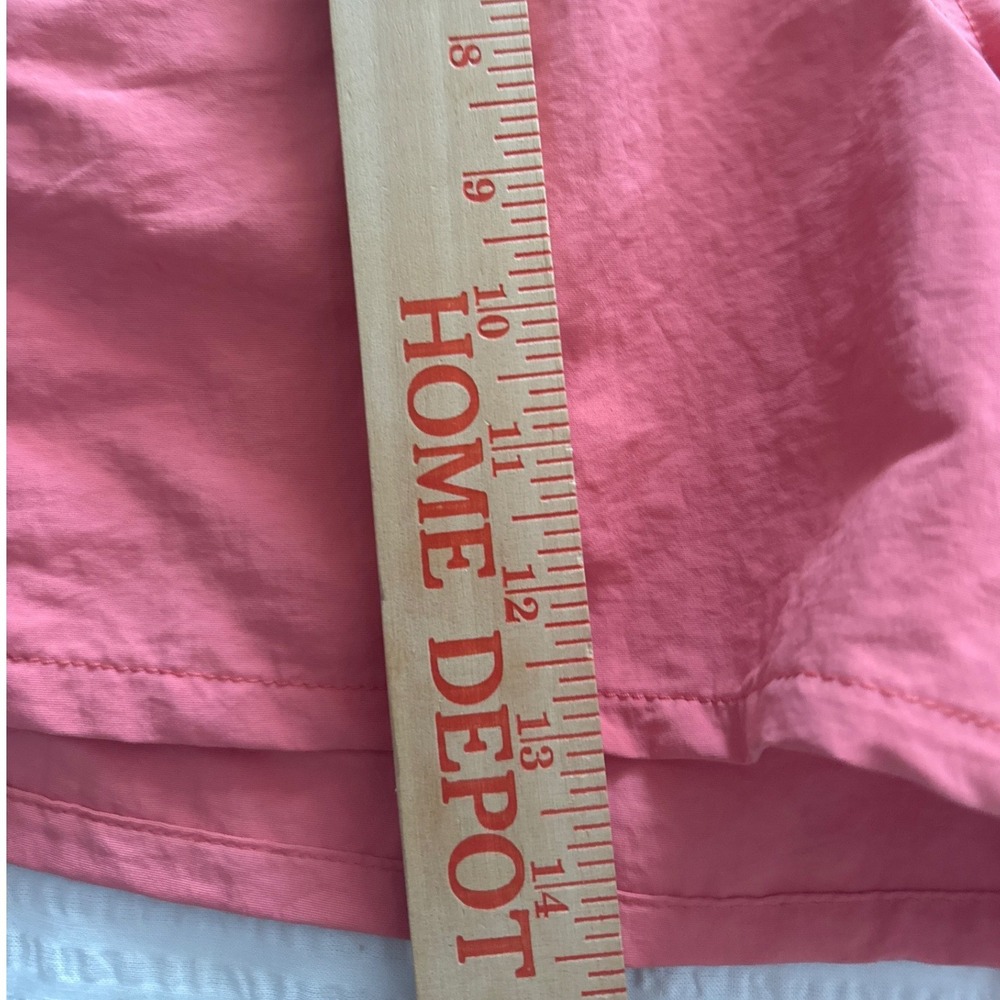 Patagonia Womens Small Baggies Shorts 5 Inch Inseam Coral Pink Pockets Pull On - Picture 6 of 7